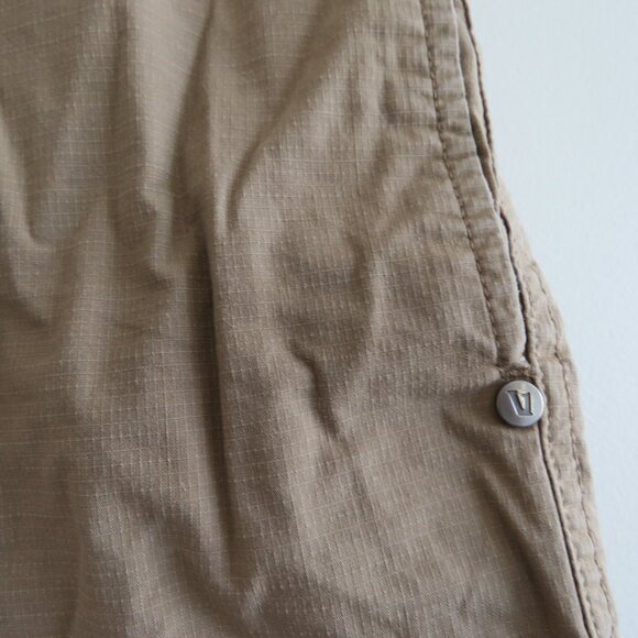 VUORI Ripstop DuraTerra™ Shorts in Khaki Tan Travel Outdoor Sport - Size M - Picture 6 of 13